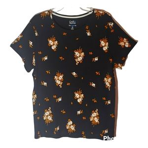 Croft&Barrow women's XXL pullover floral print blouse. 569